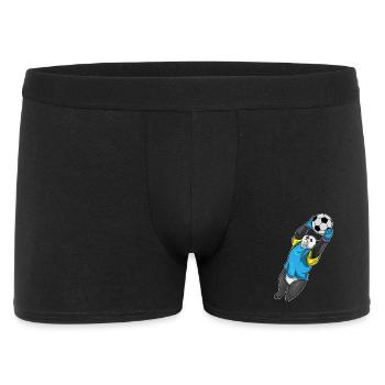 Panda Goalkeeper Soccer - Men's Boxer Shorts - black - Front