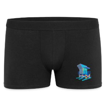 Beach Booth in Alicante - Men's Boxer Shorts - black - Front