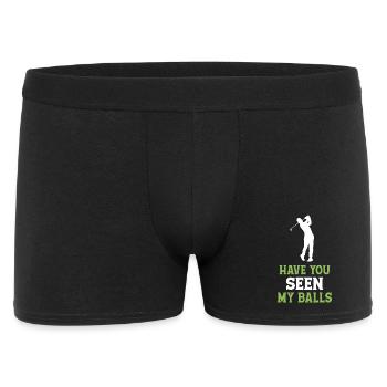 Golf - Avez-vous vu mes balles - Boxer Homme - noir - Devant
