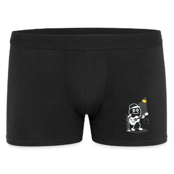 Ribbo plays guitar with heart - Men's Boxer Shorts - black - Front