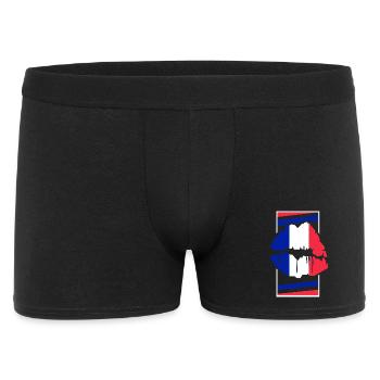 Frankreich - Männer Boxer Shorts - Schwarz - Vorne