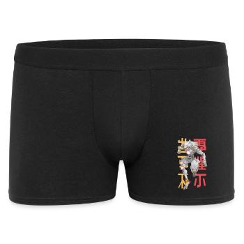 Futuristic Wolf Mecha Design - Men's Boxer Shorts - black - Front