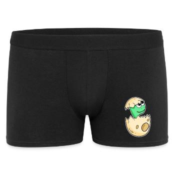 Baby dinosaur in egg - Men's Boxer Shorts - black - Front
