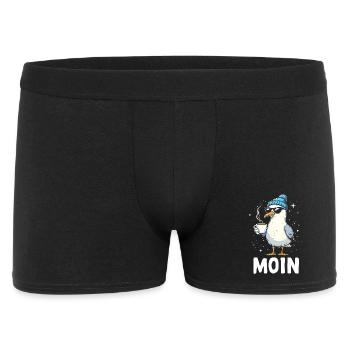 Moin Seagull Coffee Coast Northern Germany - Men's Boxer Shorts - black - Front
