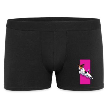 ack Russell dynamic jumping for dog lovers - Men's Boxer Shorts - black - Front