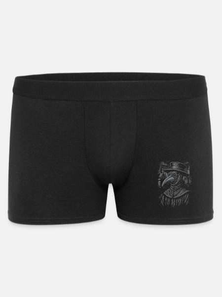 Mystischer Pestdoktor Porträt Design - Männer Boxer Shorts - Schwarz