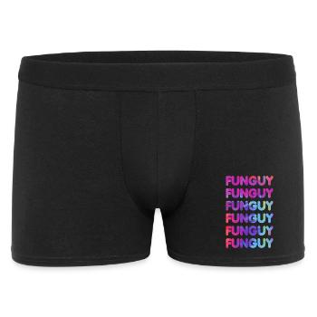 Coloré Lettres Drôles Motif Coeur - Boxer Homme - noir - Devant