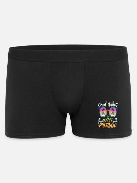 Tropical Sunglasses Design - Men's Boxer Shorts - black