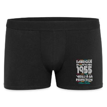 70th Anniversary - Made in November 1955 - Men's Boxer Shorts - black - Front