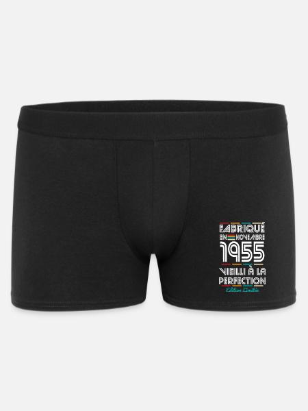70th Anniversary - Made in November 1955 - Men's Boxer Shorts - black