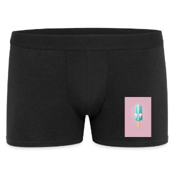 Ruban cadeau Popsicle pastel - Boxer Homme - noir - Devant
