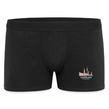 Porte d’entrée du monde de Hambourg - Boxer Homme - noir - Devant