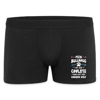 Dicton de chien bouledogue - Boxer Homme - noir - Devant