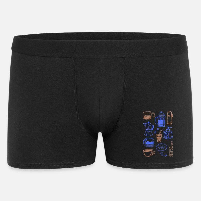 Coffeshop Essentials - Männer Boxer Shorts - Schwarz