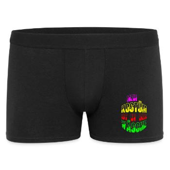 Mon costume est dans la tenue de carnaval de blanchisserie - Boxer Homme - noir - Devant