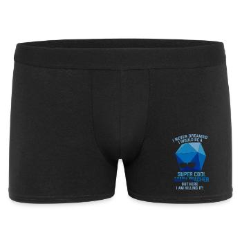 Dicton mathématique amusant Professeur de mathématiques - Boxer Homme - noir - Devant