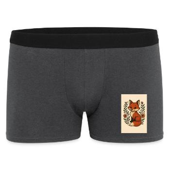 Großer Fuchs - Männer Boxer Shorts - Anthrazit - Vorne