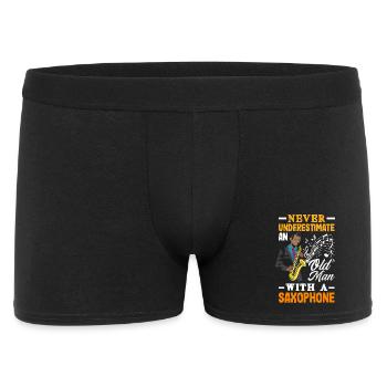 Saxophone - Men's Boxer Shorts - black - Front