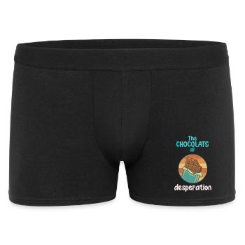 Les chocolats du désespoir - Boxer Homme - noir - Devant