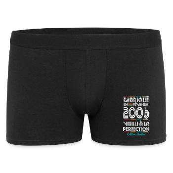 20 Year Anniversary - Made in February 2006 - Men's Boxer Shorts - black - Front