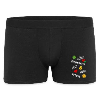 Lucky Shamrock Lucky Charm Congratulations - Men's Boxer Shorts - black - Front