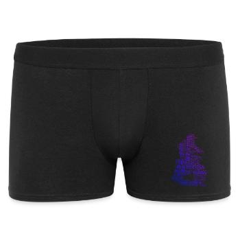 Illustration du motocross pour le motocross - Boxer Homme - noir - Devant