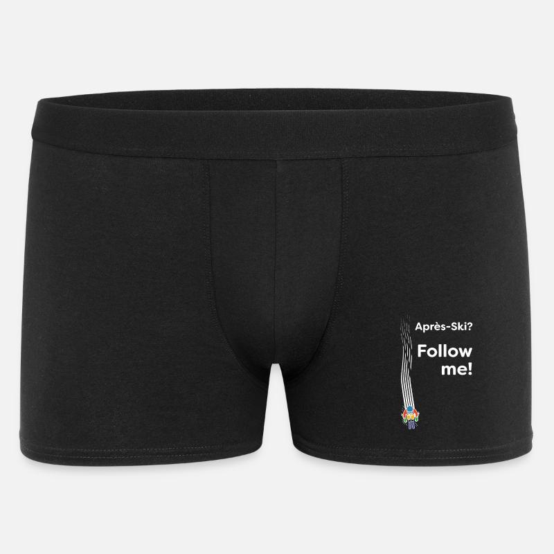 Après Ski – Følg mig! Festski-udsagn - Boxer Shorts til mænd - sort
