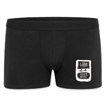 Les mensonges ont les jambes courtes – dire - Boxer Homme - noir - Devant