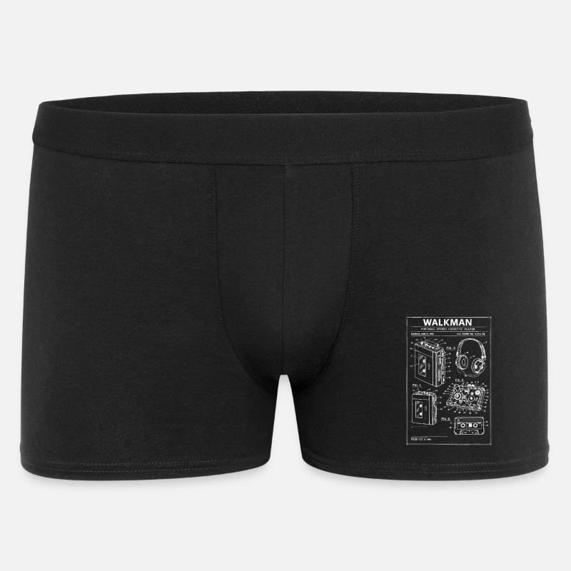 Schéma du plan Walkman - Boxer Homme - noir