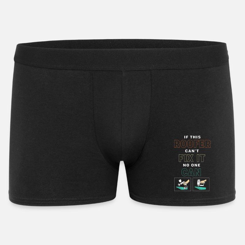 Dachdecker - Männer Boxer Shorts - Schwarz