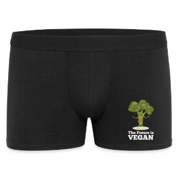 L’avenir est végane - Boxer Homme - noir - Devant