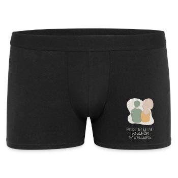 C’est presque aussi agréable avec toi que seul - Boxer Homme - noir - Devant