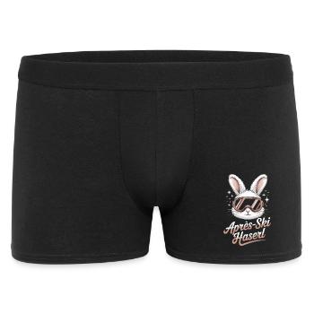 Après-ski bunny hut fun Skier ski bunny - Boxer Homme - noir - Devant
