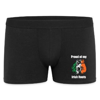 Proud Of My Irish Roots - Men's Boxer Shorts - black - Front