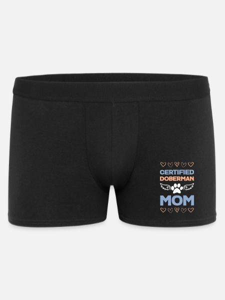 Doberman Mom Certified - Men's Boxer Shorts - black