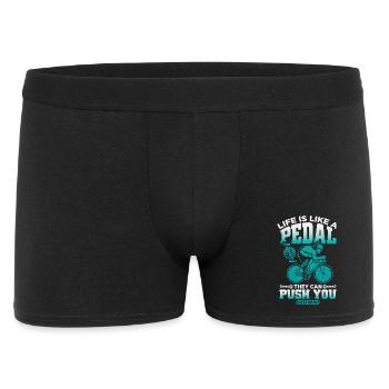 Road Bike Saying Cycling Bicycle Cycling - Men's Boxer Shorts - black - Front