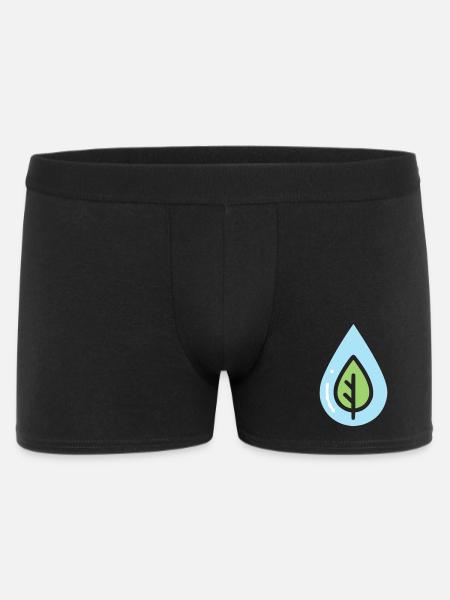 Eco Drop Nature Conservation - Men's Boxer Shorts - black