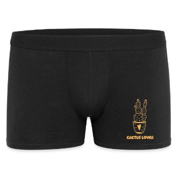 Diction de l’amoureux des cactus mignons - Boxer Homme - noir - Devant