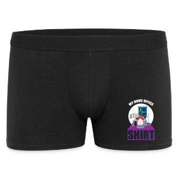 Night Shift Coder Programmer Desk Graphic - Men's Boxer Shorts - black - Front