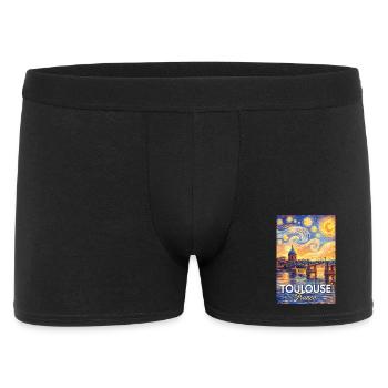 Toulouse, France - Boxer Homme - noir - Devant