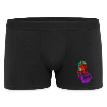 Crimson Demon  - Men's Boxer Shorts - black - Front