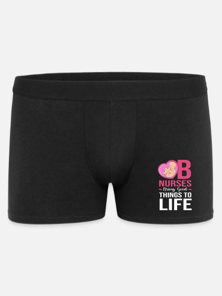 Nurse Pregnancy Hospital - Men's Boxer Shorts - black