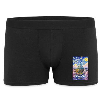 Nagoya Japan - Männer Boxer Shorts - Schwarz - Vorne