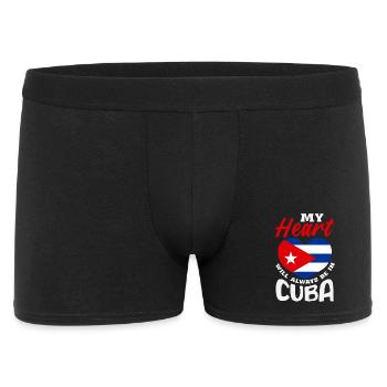 Cuba Pride & Home - Cuba Flag Design - Men's Boxer Shorts - black - Front