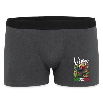 Fierté du Mexique & Maison Drapeau du Mexique - Boxer Homme - charbon - Devant