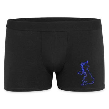 england_country_umriss - Men's Boxer Shorts - black - Front