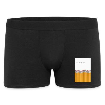 Design unique unique à déclaration unique sur un million - Boxer Homme - noir - Devant