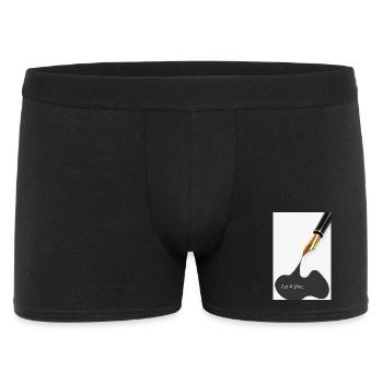 Laissez couler Créativité Motivation Écriture - Boxer Homme - noir - Devant