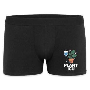 Plant Icu Plant Rescuer Pfnaze - Men's Boxer Shorts - black - Front