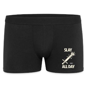 Slay All Day Sword Crown - Men's Boxer Shorts - black - Front